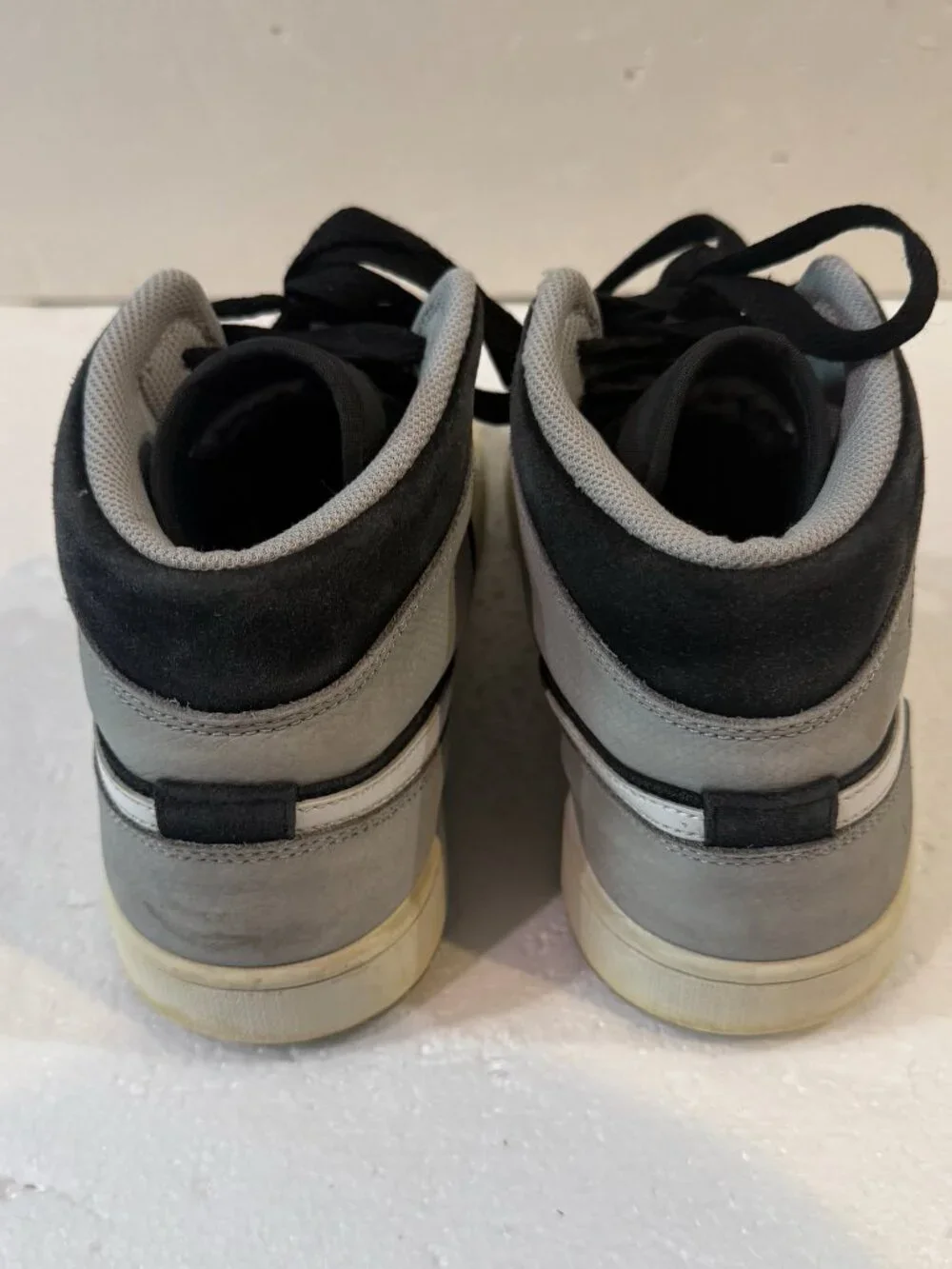 Nike Air Jordan 1 Retro Mid SE Elephant Print Toe Mens Size 10 Black DM1200-016